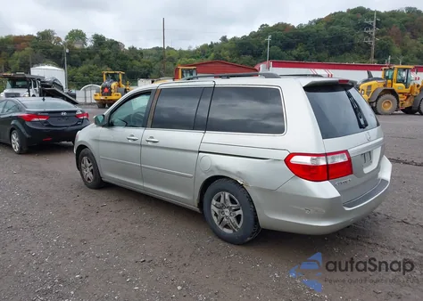 2007 Honda Odyssey Ex from USA, damaged, VIN 5FNRL38447B408195